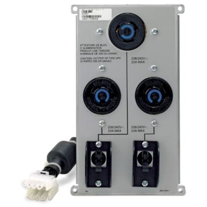 APC by Schneider Electric APC - Kit de plaque arrière - 3 x NEMA L6-20R femelle