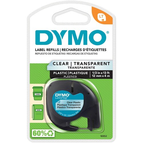 DY LT 0.5 X13  12MMX4M BLK/CLR TAPE