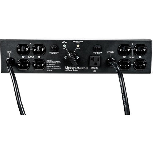 PDU Vertiv Liebert Micro Pod de 3 kVA - 8 x NEMA 5-20R - 3 kVA - Gabinete, montaje en rack