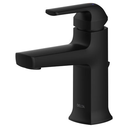 Delta Uxbridge Single Handle Lever Bathroom Sink Faucet (15405LF-BL)