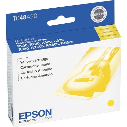 Cartouche d'encre d'origine Epson T0484 - Jet d'encre - Jaune - 1 unité