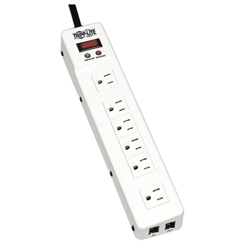 Tripp Lite Protect It! TLM626TEL15 6-outlets Surge Suppressor - Recept