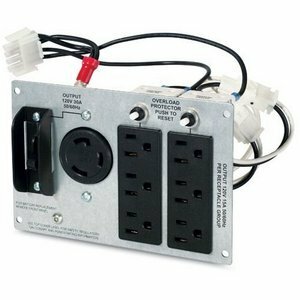 APC by Schneider Electric APC - Kit de plaque arrière - 1, 6 x NEMA L5-30R, NE