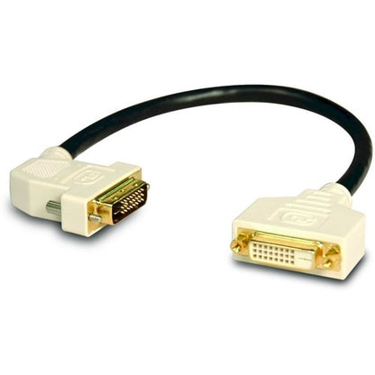 Tripp Lite 1ft DVI Dual Link Digital Extension Adapter Cable 45 Degree Left Plug DVI-D M/F