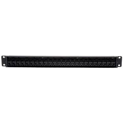 Tripp Lite 24-Port Cat6 Cat5 Patch Panel Feed Through Rackmount 568A/B RJ45 1URM