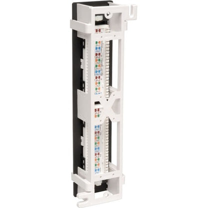 Tripp Lite 12-Port Cat6 Cat5 Patch Panel Wall Mount Vertical 110 RJ45 TAA - 12 x RJ-45