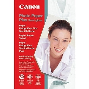 SG-201 PAPIER PHOTO 4X6 PLUS SEMI-BRILLANT 50 FEUILLES/PAQUET AUCUN RETOUR