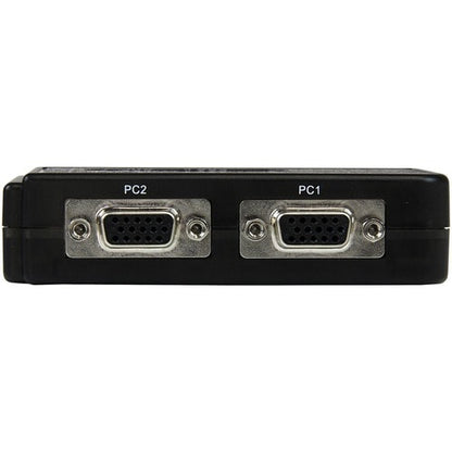COMMUTATEUR KVM USB VGA 2 PORTS AVEC AUDIO ET CÂBLES