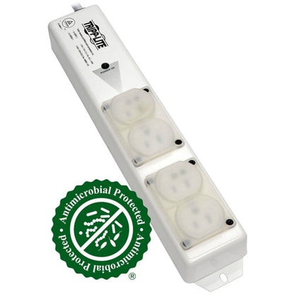 Tripp Lite 4 Outlet Medical-Grade Power Strip - NEMA 5-15P - 4 NEMA 5-