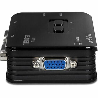KIT DE CONMUTADOR KVM USB DE 2 PUERTOS CON AUDIO (INCLUYE 2 CABLES KVM)