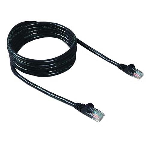 Belkin Cat.6 Snagless Patch Cable - RJ-45 - RJ-45 - 7.62m - Black