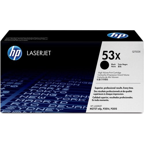 HP 53X (Q7553X) Original High Yield Laser Toner Cartridge -