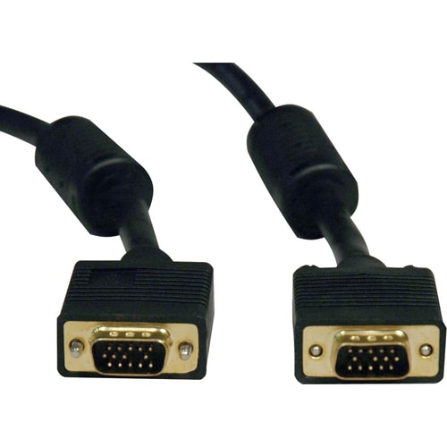 Cable coaxial para monitor SVGA/VGA de 30 m (100 pies) de Tripp Lite con RGB de alta resolución HD15 M/M (100 pies) - HD