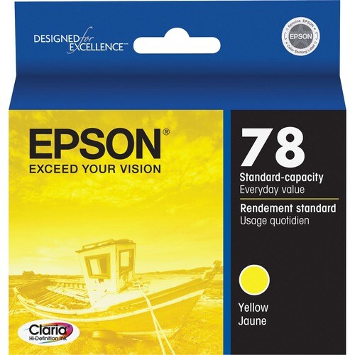 Epson Claria Original Ink Cartridge - Inkjet - Yellow - 1 Ea