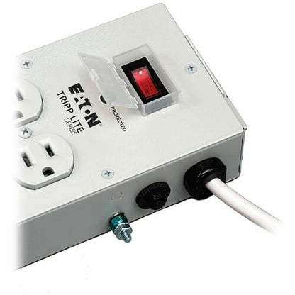 Regleta de enchufes Tripp Lite de 120 V, 5-15R, 10 tomas metálicas, cable de 4,5 m, 5-15P, NEM