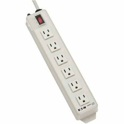 Regleta de enchufes Tripp Lite de 120 V, 5-15R, 6 tomas metálicas, cable de 4,5 m, 5-15P, NEMA