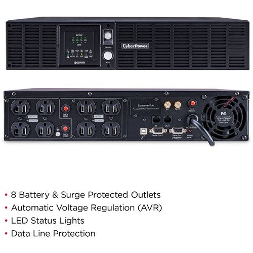 Cyber Power CyberPower Smart App AVR CPS1500AVR 1500VA UPS - 1500VA/95
