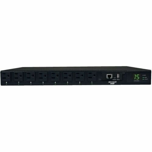 Tripp Lite PDUMH15ATNET PDU commuté ATS 120 V 15 A 8 prises - 8 x NEMA