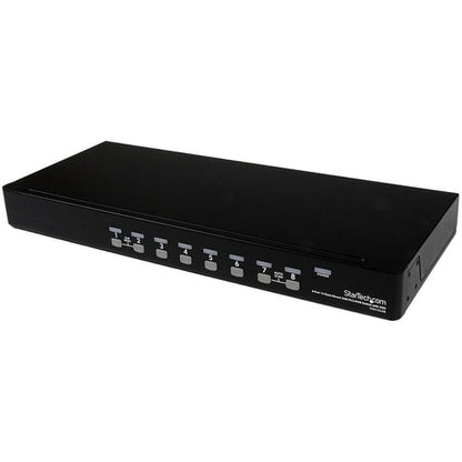 COMMUTATEUR KVM PS2 USB 8 PORTS MONTAGE EN RACK 1U AVEC OSD