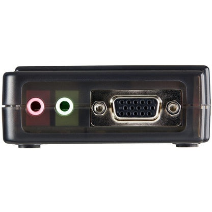 COMMUTATEUR KVM USB VGA 4 PORTS AVEC AUDIO ET CÂBLES