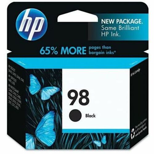 Cartucho de tinta de inyección de tinta original HP 98 - Paquete negro - 11 ml - 4