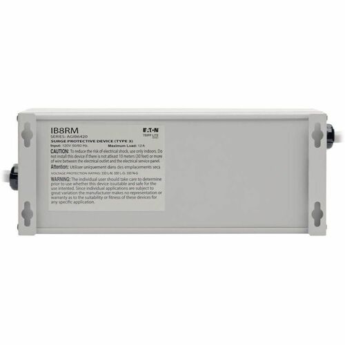 Tripp Lite Isobar 8-Outlets Surge Suppressor - Receptacles: 8 x NEMA 5-15R - 2350J