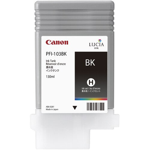 Cartouche d'encre noire Canon PFI-103 - Jet d'encre - Noir