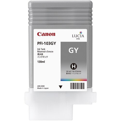 Cartouche d'encre grise Canon PFI-103 - Jet d'encre - Gris
