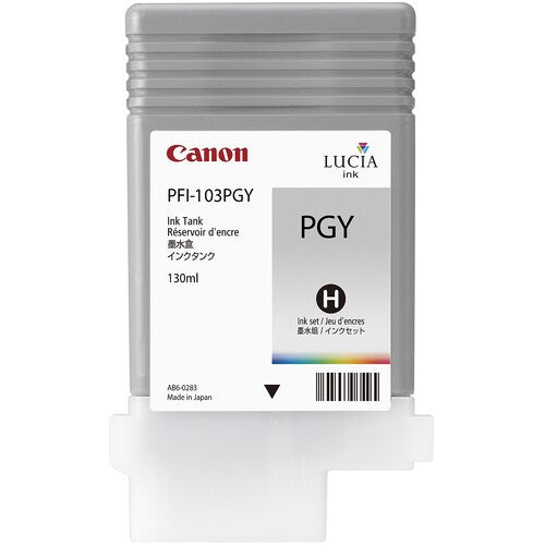 Cartouche d'encre gris photo Canon PFI-103 - Jet d'encre - Gris photo