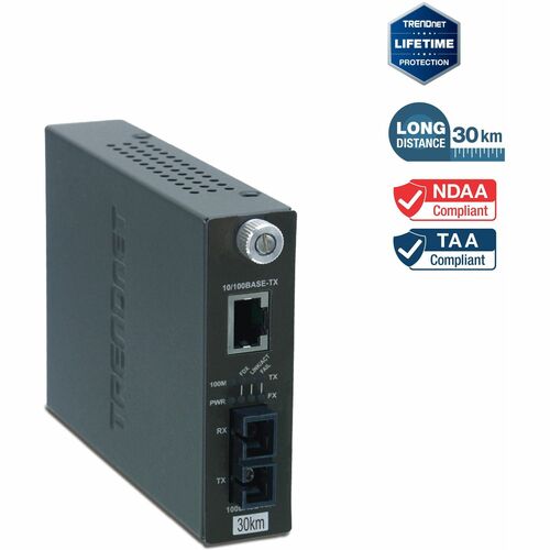 TRENDnet Inteligente 10/100Base-TX a 100Base