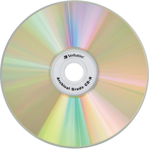 CD-R Verbatim 700 Mo 52X UltraLife Gold Archival Grade avec B