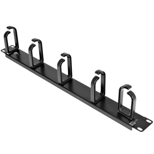 Panel de gestión de cables metálico para montaje en rack de 19 pulgadas y 1U de StarTech.com - Kit de gestión de cables para rack