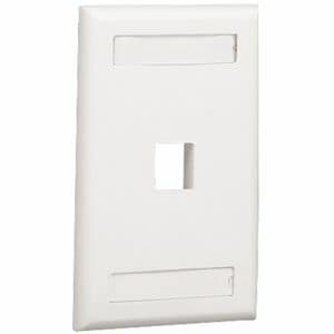 Placa frontal Panduit NetKey de 1 zócalo - MOQ (cantidad mínima de pedido) 10 MOV (cantidad mínima de pedido)