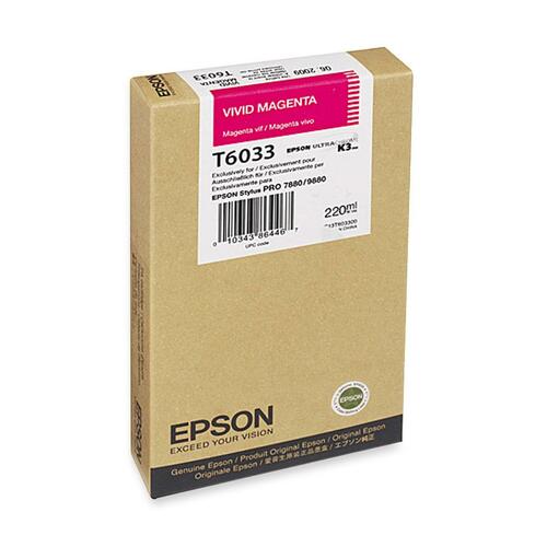 Cartouche d'encre d'origine Epson UltraChrome T6033 - Jet d'encre - Ma