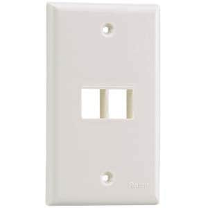 Placa frontal Panduit Netkey de 2 conectores - MOQ (cantidad mínima de pedido) 10 MOV (valor mínimo de pedido)