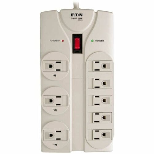 Tripp Lite Protect It! Eight-Outlet Surge Suppressor - Light Gray - NE