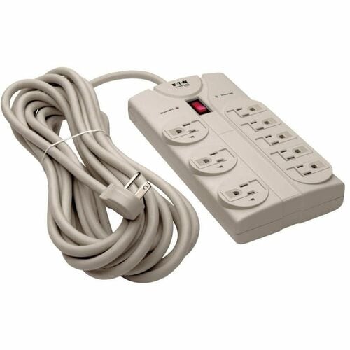Tripp Lite Protect It! Eight-Outlet Surge Suppressor - Light Gray - NE
