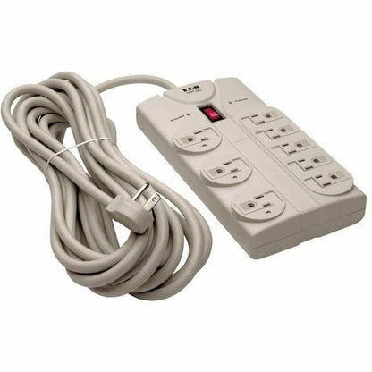 Tripp Lite Protect It! Eight-Outlet Surge Suppressor - Light Gray - NE