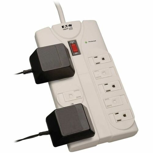 Tripp Lite Protect It! Eight-Outlet Surge Suppressor - Light Gray - NE