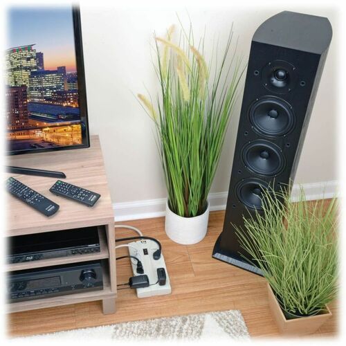 Tripp Lite Protect It! Eight-Outlet Surge Suppressor - Light Gray - NE