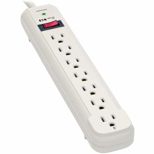 Tripp Lite series Economical AC 7-Outlet Surge Protector - Gray - NEMA