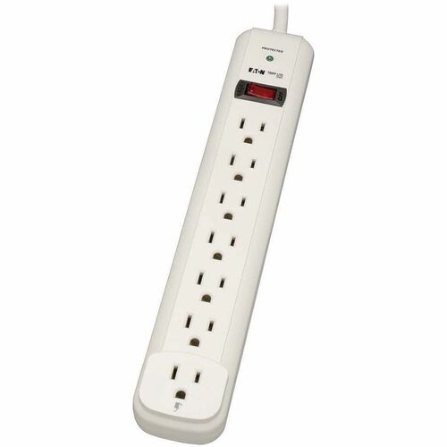 Tripp Lite series Economical AC 7-Outlet Surge Protector - Gray - NEMA