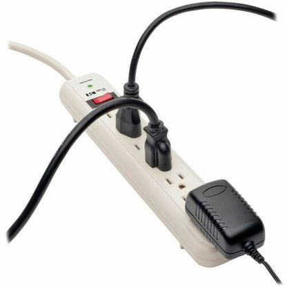 Tripp Lite series Economical AC 7-Outlet Surge Protector - Gray - NEMA