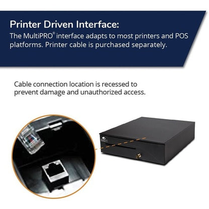 apg Heavy- Duty Point of Sale Cash Drawer | Series 100 T320BL1616 - USD 5 Bill -