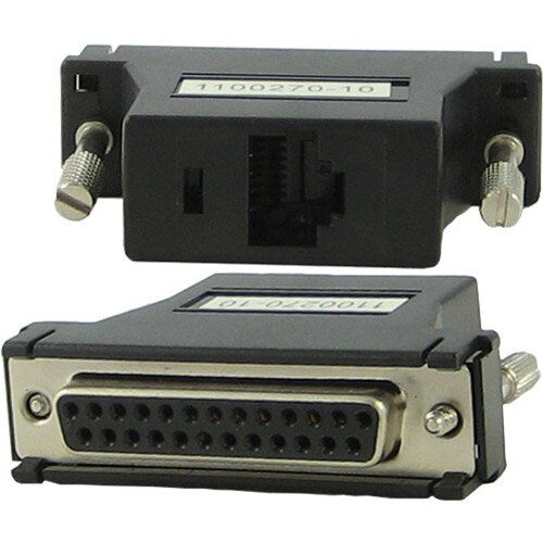Adaptateur DBA0010C IOLAN SCS48C RJ-45F vers DB25F CROISÉ DTE