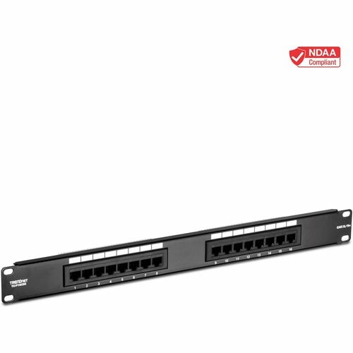 Panneau de brassage non blindé TRENDnet 16 ports Cat5/5e