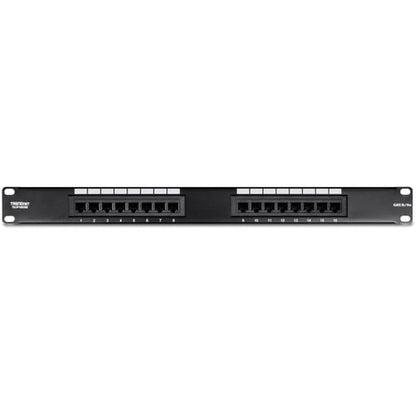 Panel de conexión sin blindaje Cat5/5e de 16 puertos TRENDnet