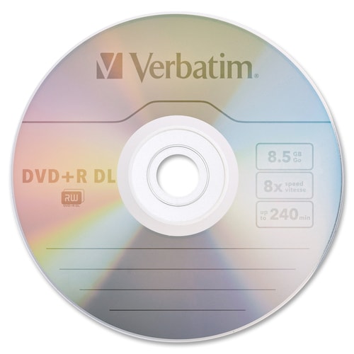 DVD enregistrable Verbatim 95484 - DVD+R DL - 8x - 8,50 Go