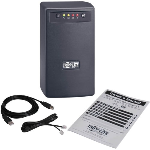 Tripp Lite by Eaton SmartPro 550VA UPS - Tower - 4 Hour Recharge - 4 M