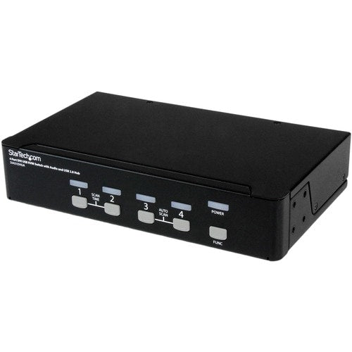CONMUTADOR KVM USB DVI DE 4 PUERTOS CON AUDIO